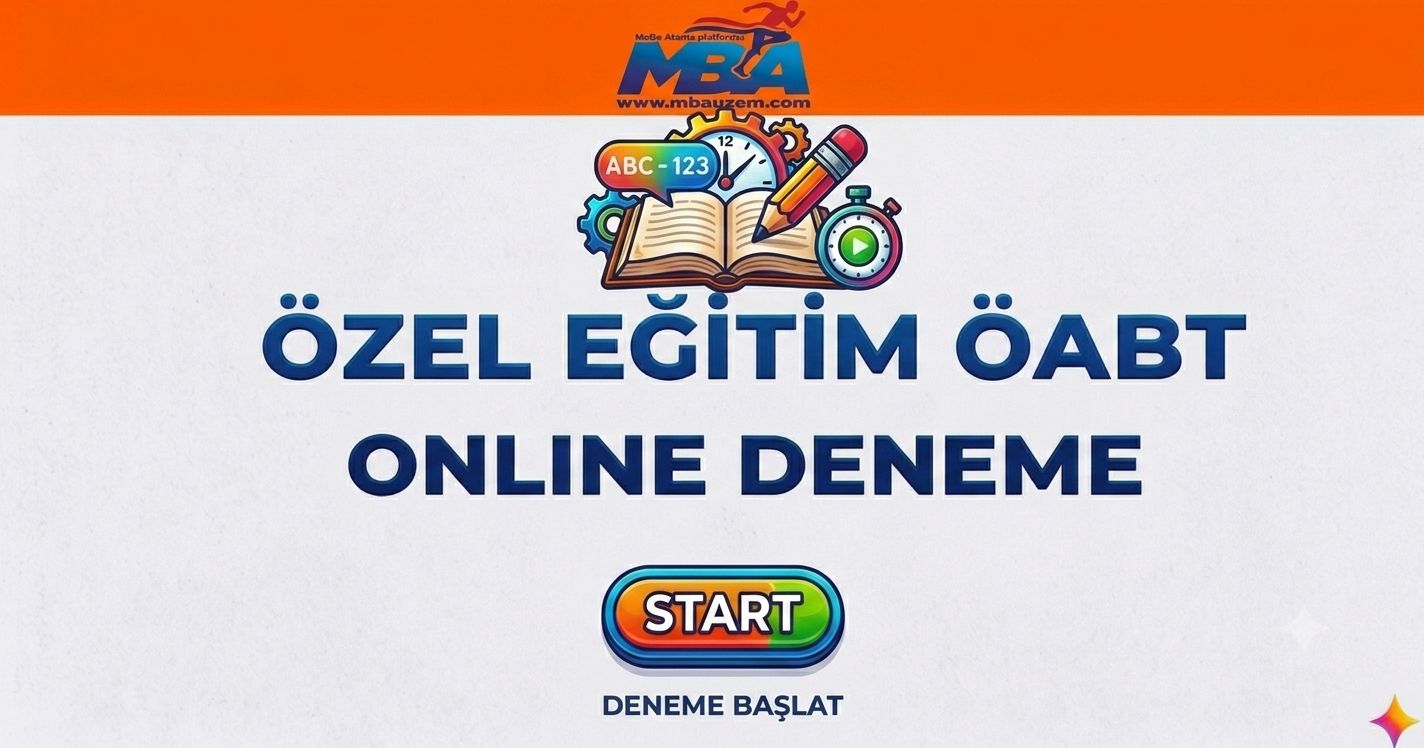 ÖZEL EĞİTİM ONLINE DENEME